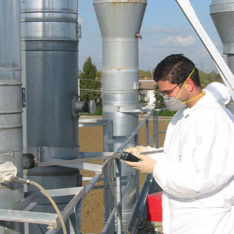 Misurazione fumi di scarico